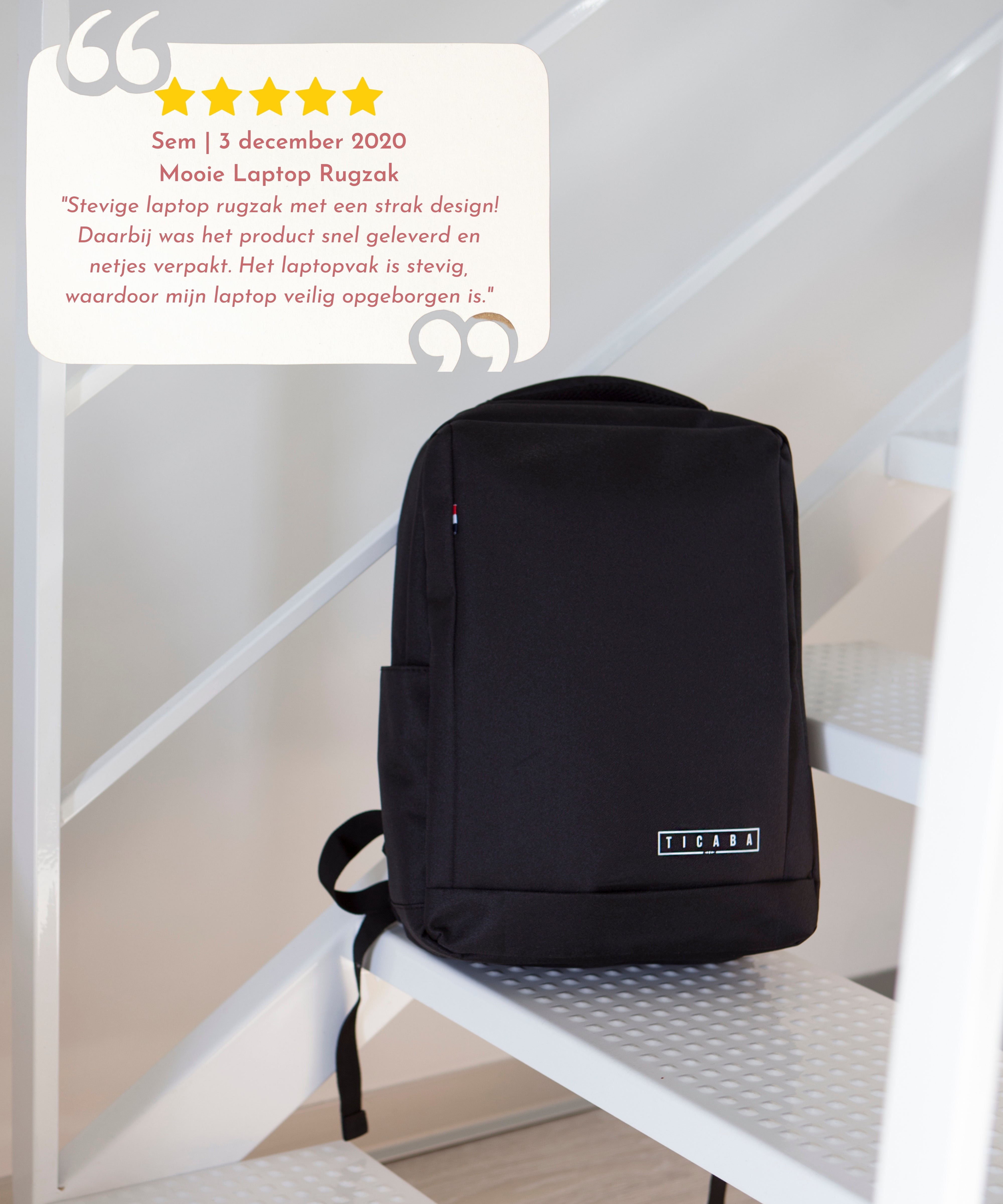 TICABA JONES – LAPTOP RUGZAK T/M 15.6 INCH
