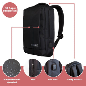 TICABA JONES – LAPTOP RUGZAK T/M 15.6 INCH