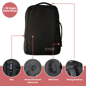 TICABA SILVA – LAPTOP RUGZAK T/M 15.6 INCH