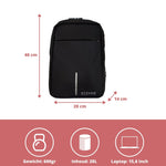 TICABA SMITH – LAPTOP RUGZAK T/M 15.6 INCH